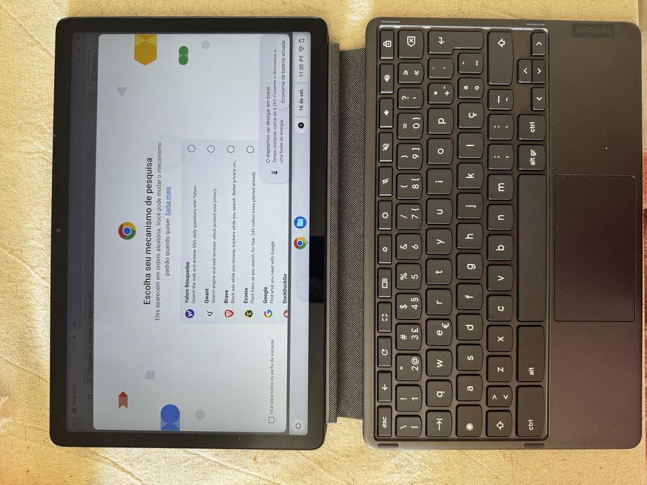 Lenovo Chromebook Duet 2 em 1 + Teclado e Capa