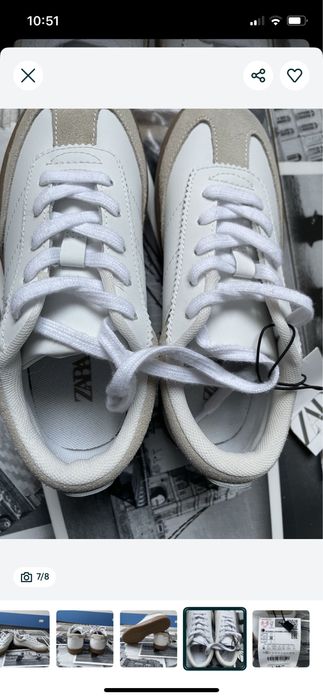 Кеди/кросівки шкіряні Zara для хлопчика, розмір 27, нові
