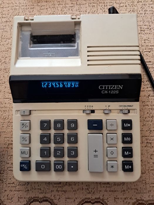 Kolekcjonerski kalkulator Citizen CX-122S  z przełomu lat 80/90