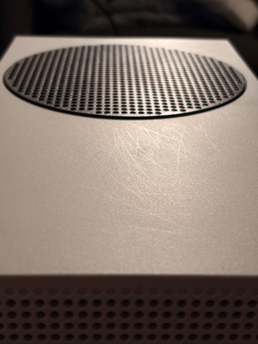 Xbox Series S pad, pudełko, kable
