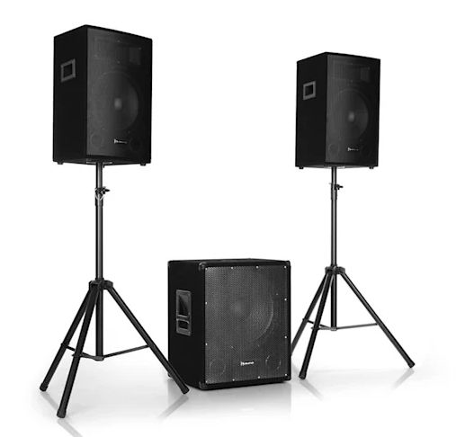 Пассивные  колонки Auna Cube 300 Вт макс .30 см (12")