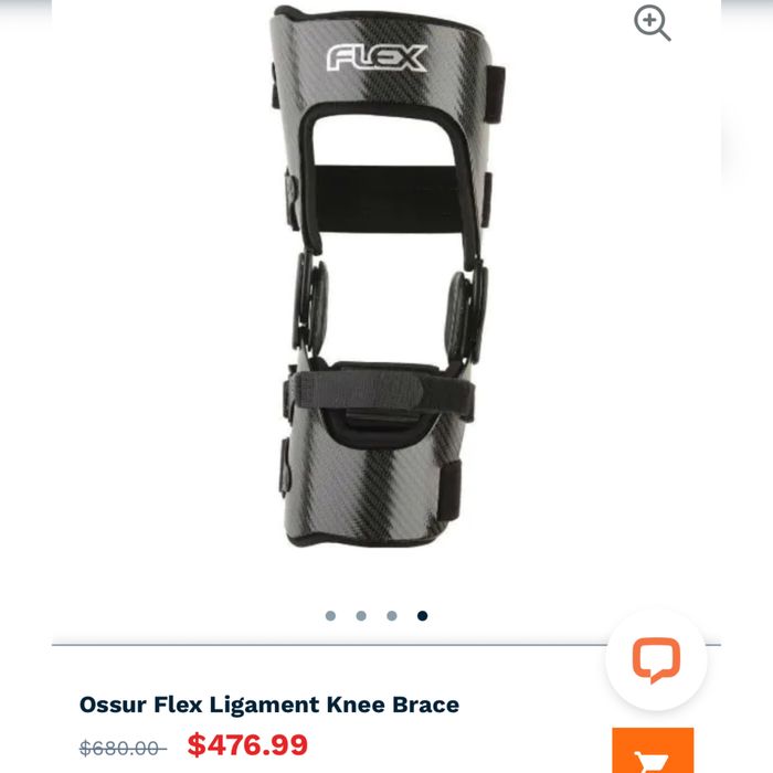 Ортез карбон Ossur Flex knee brace бандаж на коліно защита коленная