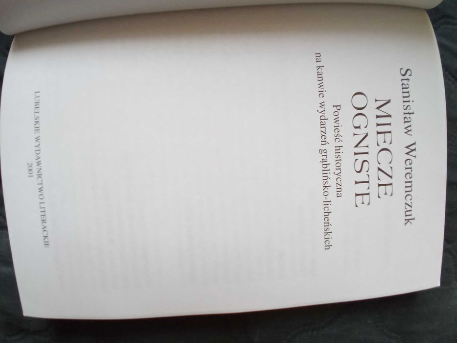 Książka "Miecze ogniste" - Stanisław Weremczuk