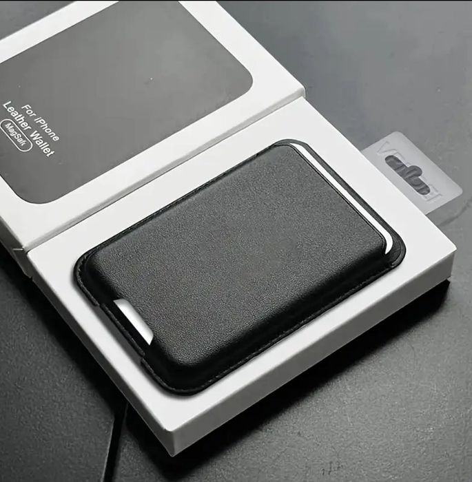 Leather iPhone Wallet carteira magnética para telefone