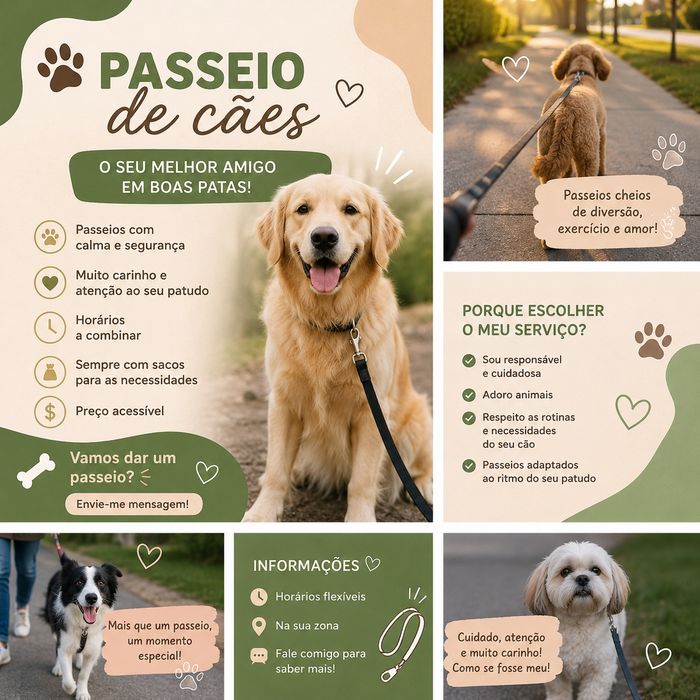 Dog Walking Only in the Odivelas Area