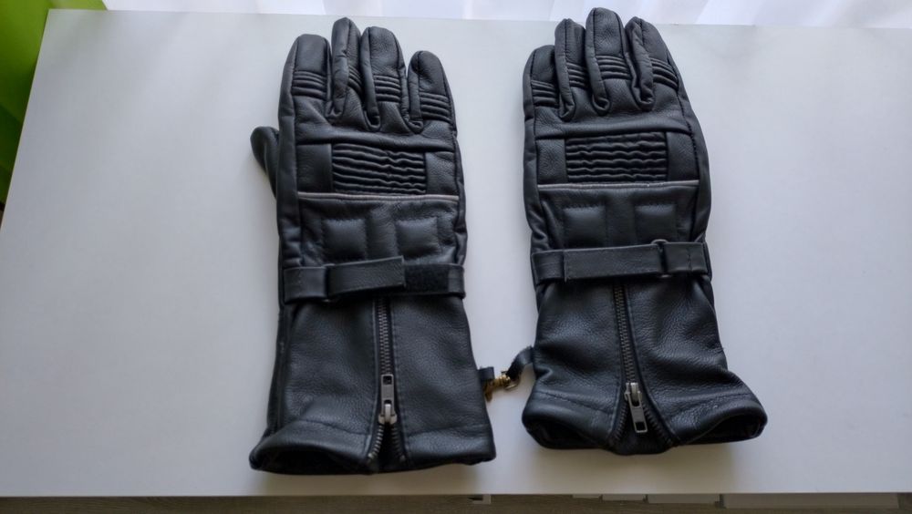 NOWY Komplet motocyklowy skórzany TARBOR, buty, rękawice, XL/XXL