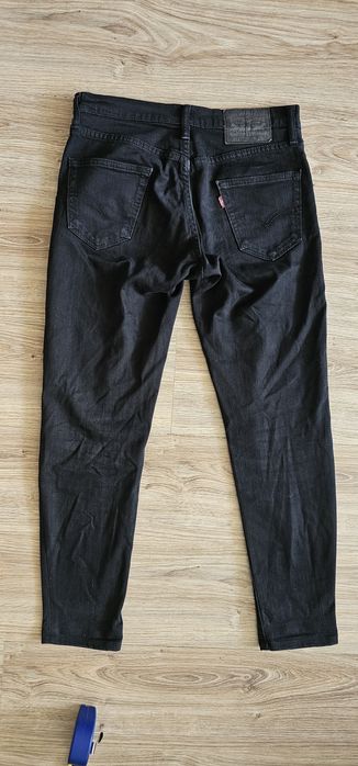 Levis 511 W30 L32 spodnie dżinsowe wymiary na zdjęciach  kolor czarny