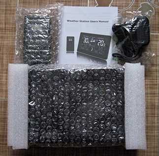 Метеостанция НОВАЯ настольная FJ3378 с барометром и WF датчиком