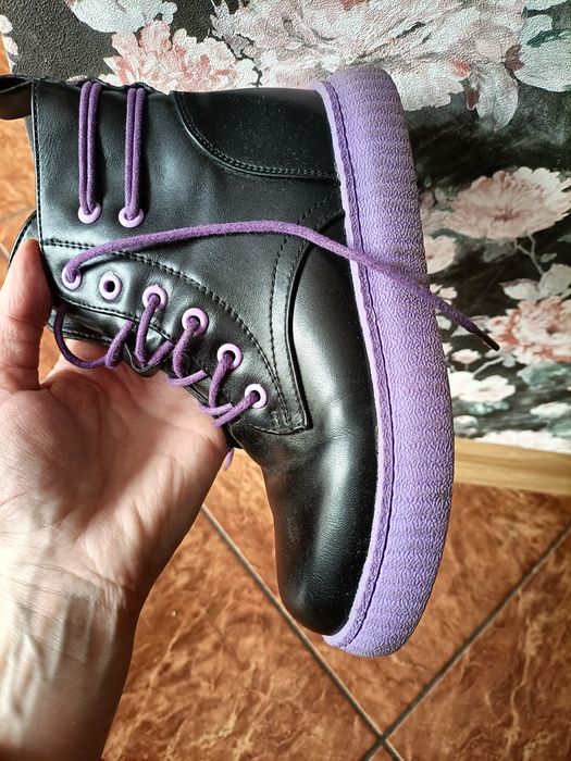 Kozaki sztyblety glany dziewczęce rozm 34