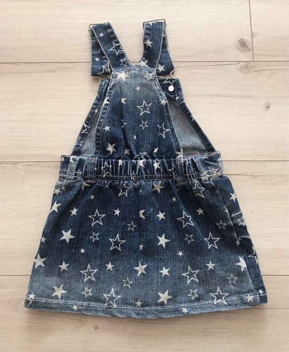 Джинсовий сарафанчик, якісний сарафан на 1-2 роки на ріст 86-92 см