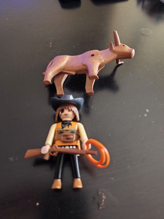 Playmobil longhorn cowboy