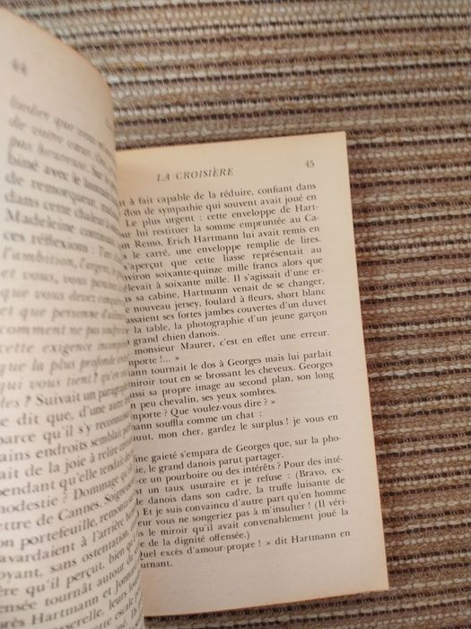 La croisière.  Portes incluídos