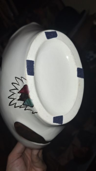 Jarra porcelana com motivos modernos estilo art deco