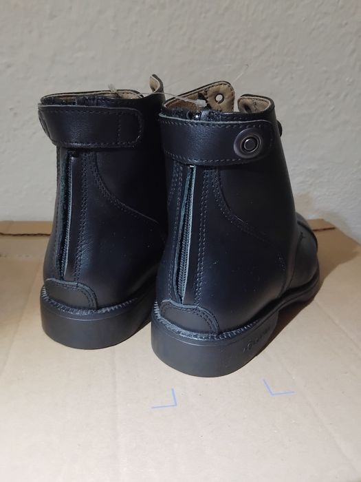 Botins em Couro de Equitação com Atacadores - Tamanho 35 - Paddock 560