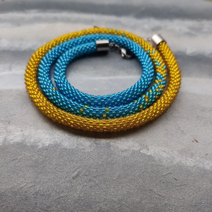 Колье из бисера Украина