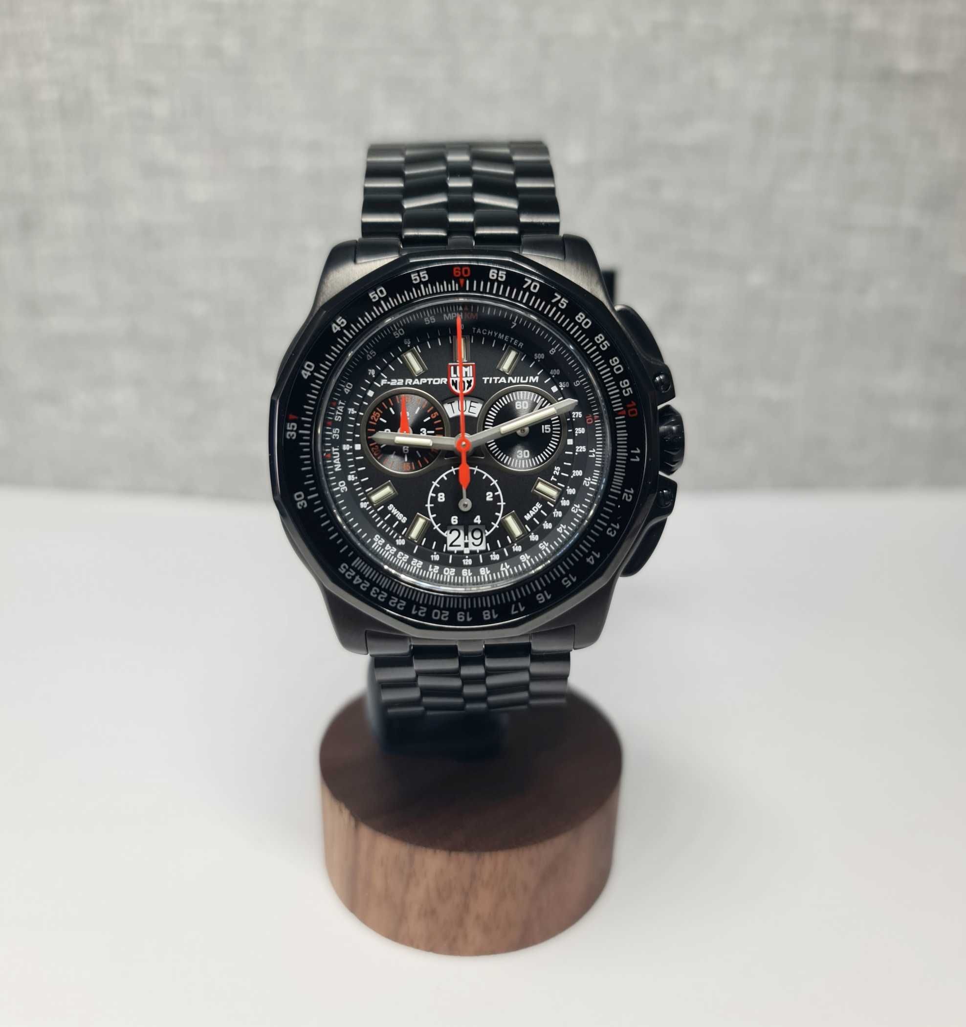 Luminox cutiest f 22 raptor titanium