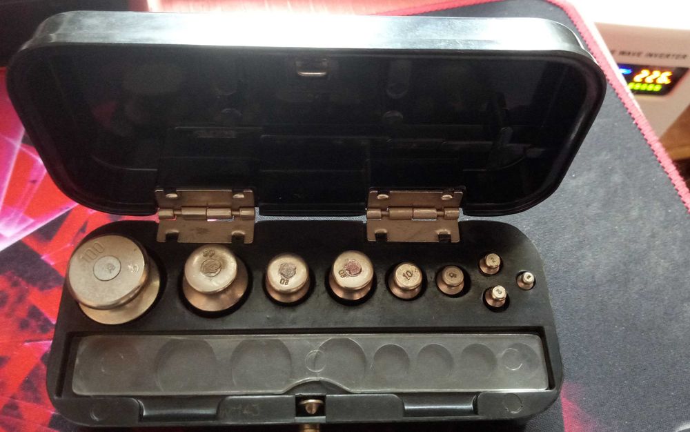 Наборы гирь 4 класса точности, производство СССР