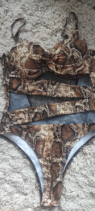 Strój bikini skóra węża