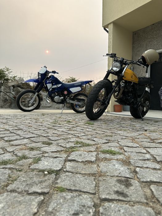 Yamaha TW 125 transformada cafe recer