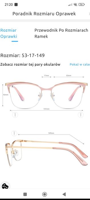 Okulary zerówki firmoo