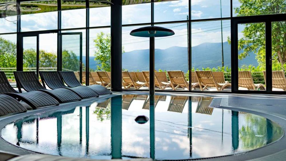 Apartament w Złoty Horyzont Resort & SPA - baseny, SPA, widok na góry