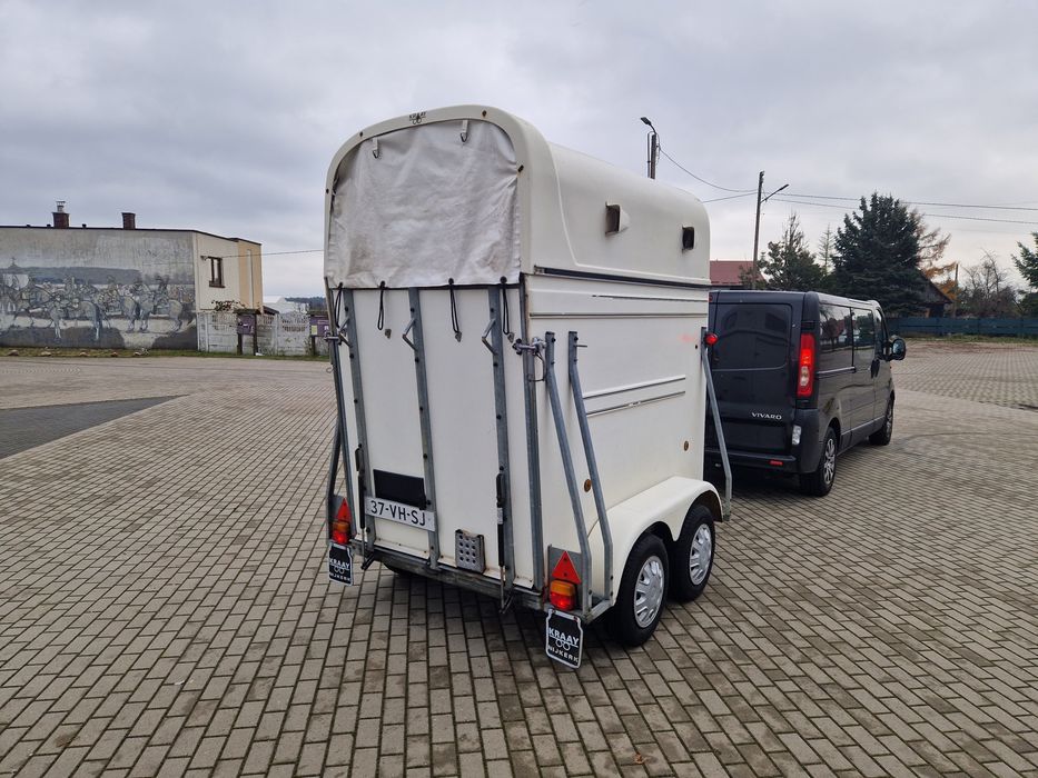 Przyczepa konna dla koni 1,5 konia HEJA *PLASTIKOWA* 1300dmc !!!
