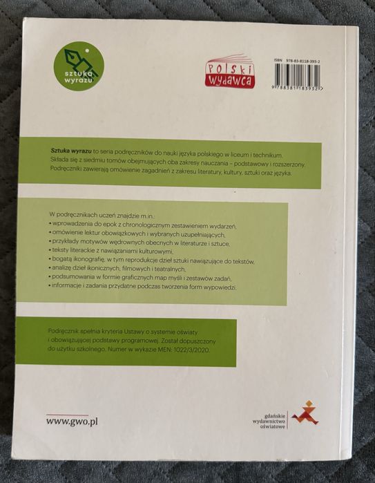 Język Polski Sztuka Wyrazu 2 cz.1