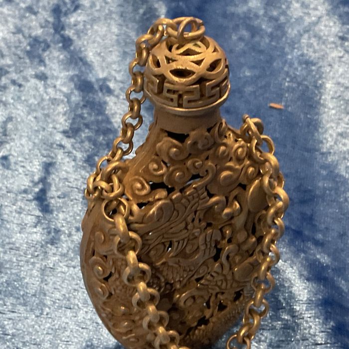 Snuff bottle maio silver Tibetan 9 cm.   Anúncios abaixo