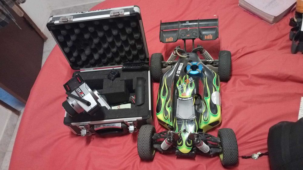 Rádio comando Spektrum carro Gs