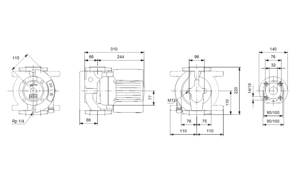 Pompa Grundfos Magna / UPE 32-120 F  GWARANCJA