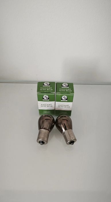 2 Lâmpadas halogéneo cromadas PY21W BAU15S  12V