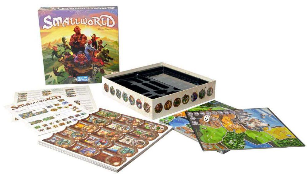 [Eng] Настільна гра Small World (Маленький світ): нова, у плівці