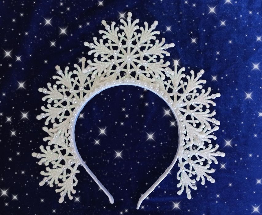 Акція! Новорічний обруч сніжинки корона на свято лол єдиноріг