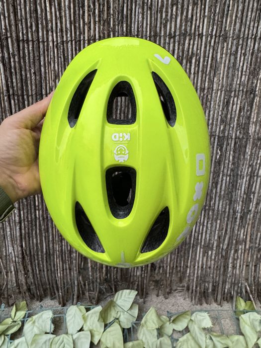Capacete de Criança BTiwn / Decathlon (47-53 cm) - Amarelo Néon - Excelente