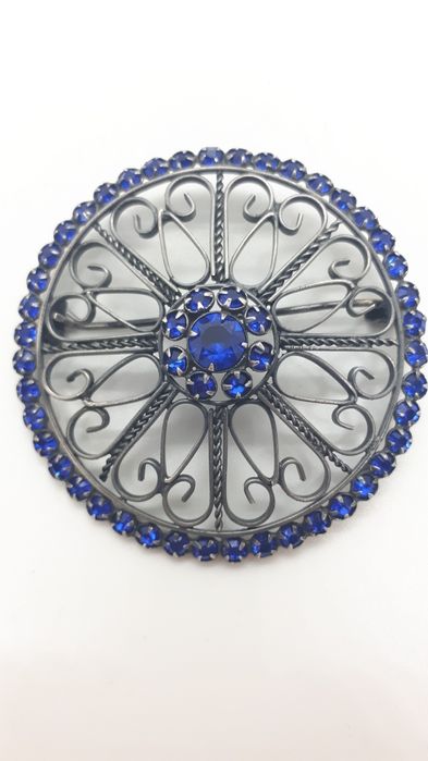 Серебро брошь 875пр.,серьги 875пр.хюз.