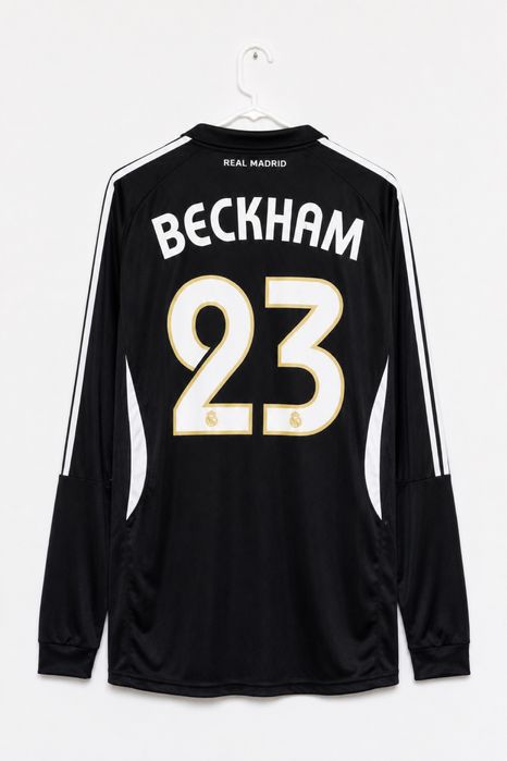 Real Madrid Beckham #23 Retro Longsleeve 2006/07