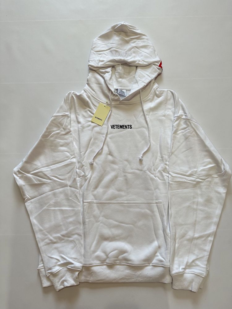 Худи VETEMENTS ветмо белая logo M L: 2 250 грн. - Худі Львів на Olx
