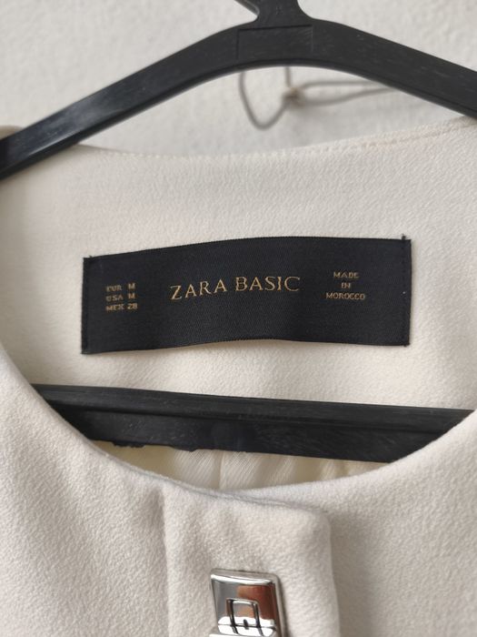 Blazer branco curto
