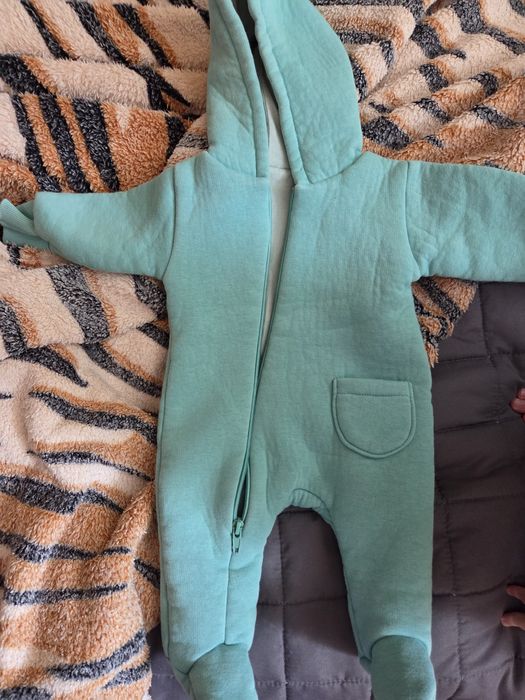 Теплий ромпер  для новонародженого
