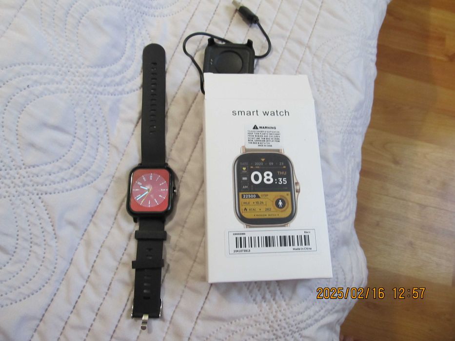 Наручные смарт часы Black