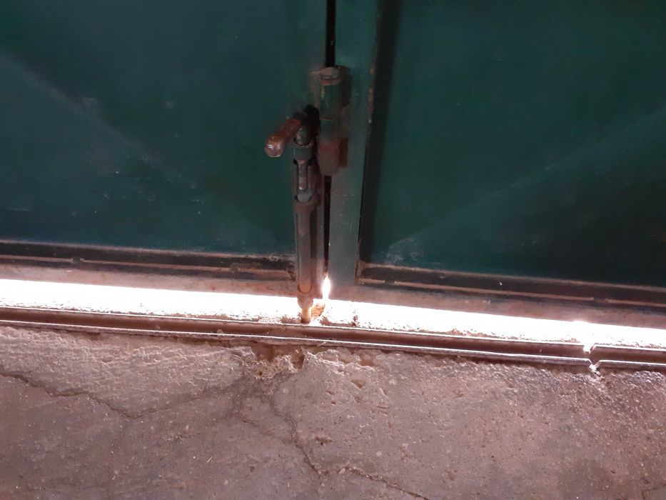 Portão em ferro antigo