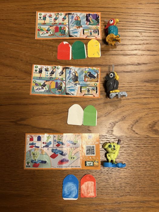 Kinder surpresa vários