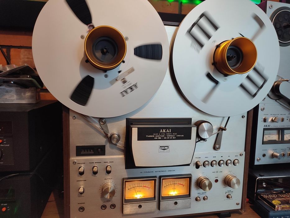 REZERWACJA Magnetofon szpulowy Akai gx 630 + złote naby