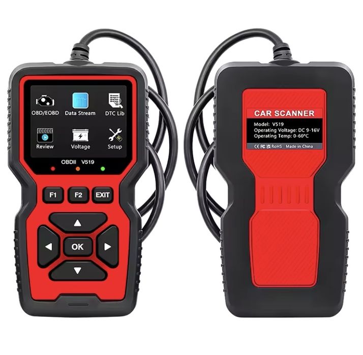 Автосканер V519 діагностичний адаптер OBD-2