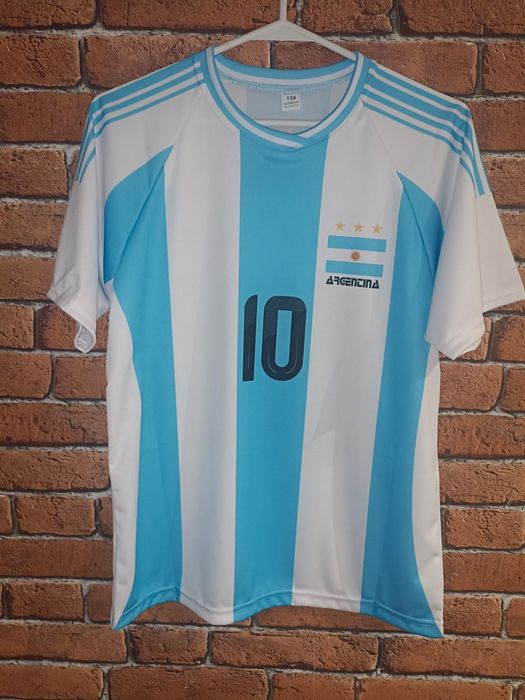 Koszulka piłkarska dziecięca Argentyna Messi rozm. 158