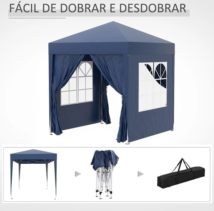 Tenda paddock abrir 2x2