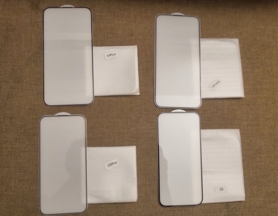 Pelicula vidro Iphone 15/15 Pro/15 Pro Max/15 Plus/16/16 Pro/16 Plus