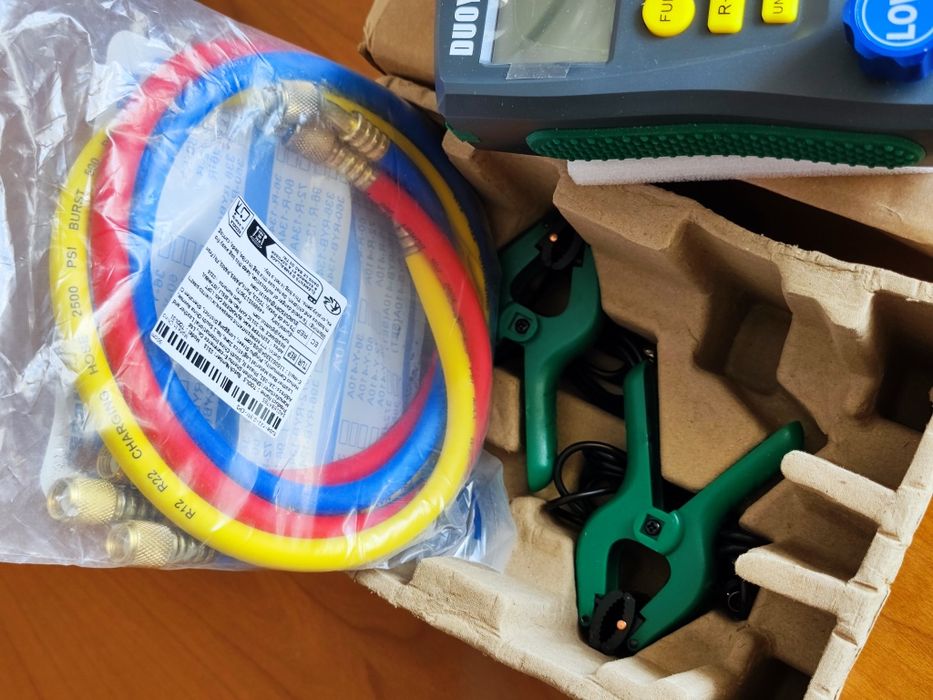 Duoyi dy517 plus оригінал манометри для кондиціонування щупи, шланги