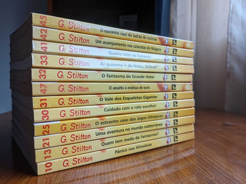 Livros Geronimo Stilton — 3€ cada