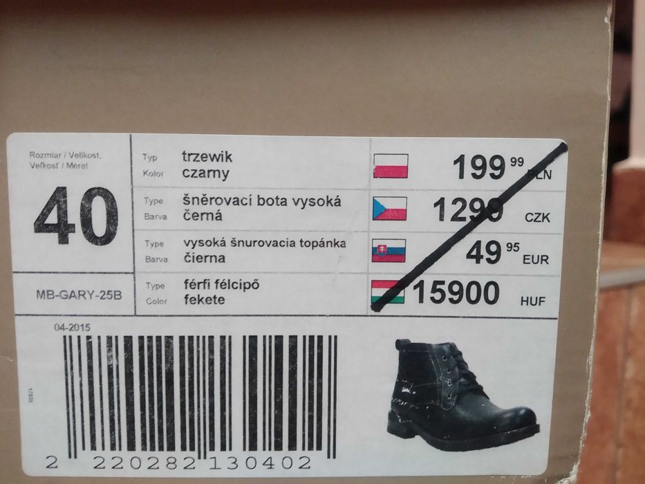 trzewiki ocieplane Lasocki 40/25 wkładka